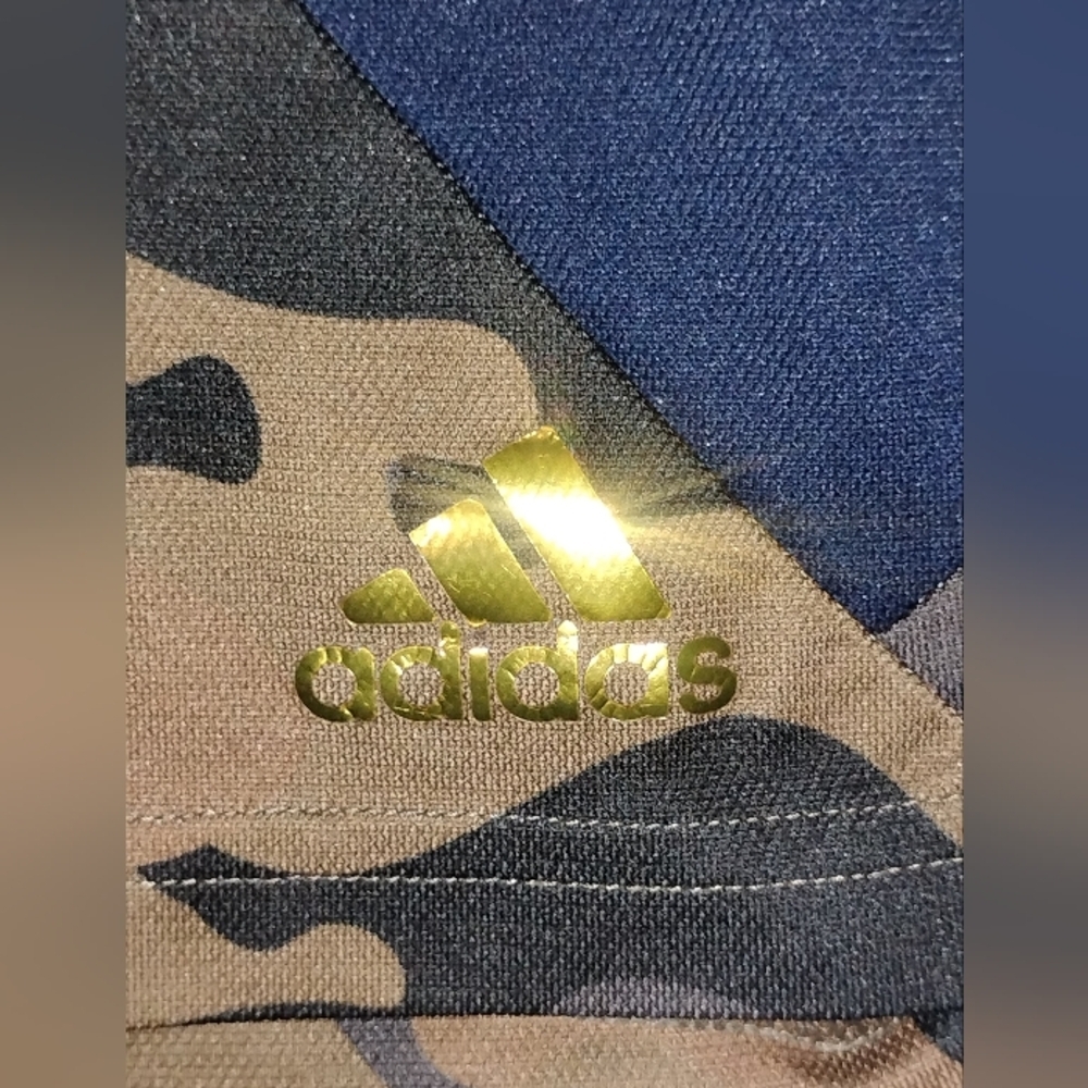 Kith x Adidas Shorts Adult large Brown Camo Soccer Match Short Rays Home Mens - Picture 15 of 16